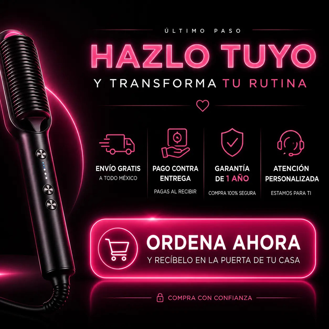 Cepillo Alaciador Novik®